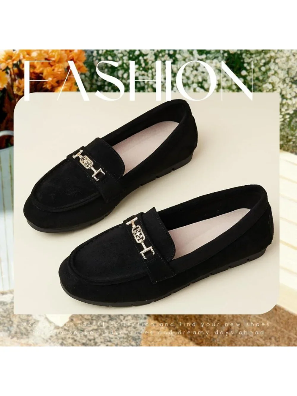 Women's Black Velvet Comfort Walking Pull On Leisure Slip On Loafer Flat Shoes